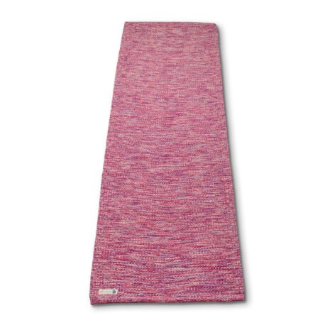 Modern Yogi 7mm Premium Thick Cotton Yoga Mat in Coral Peach Colour