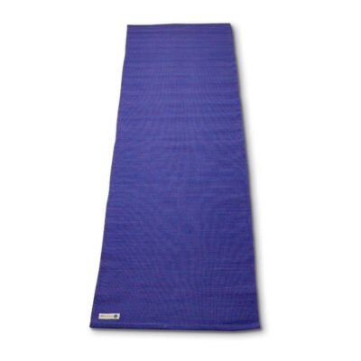 Modern Yogi 3mm Cotton Yoga Mat in Lilac Indigo Colour