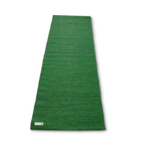 Modern Yogi 3mm Cotton Yoga Mat in Cadmium Green Colour