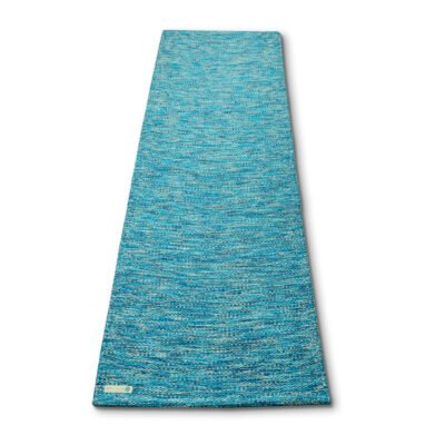 Modern Yogi 7mm Premium Thick Cotton Yoga Mat in Arctic Sky Colour