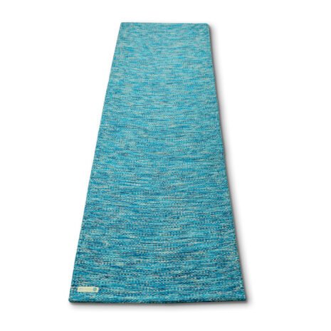 Modern Yogi 7mm Premium Thick Cotton Yoga Mat in Arctic Sky Colour