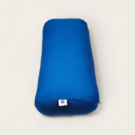 Modern Yogi Cotton Oblong Yoga Bolster in Blue Color