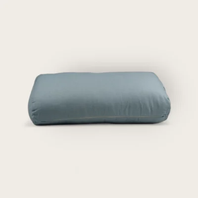 Modern Yogi Cotton Oblong Yoga Bolster in Grey Color