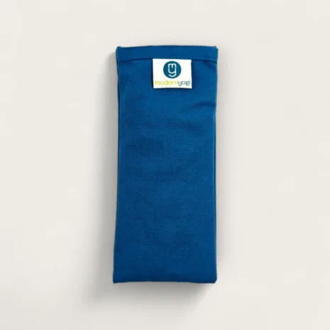 Modern Yogi Lavender filled Cotton Eye Pillow in Blue color