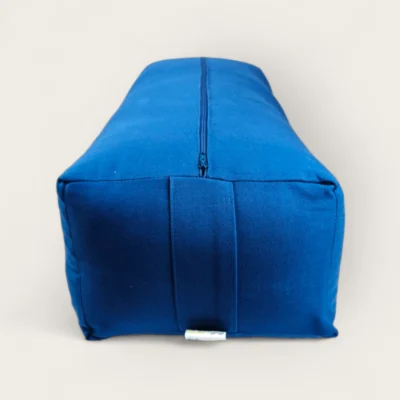 Modern Yogi Cotton Rectangular Yoga Bolster in Blue Color