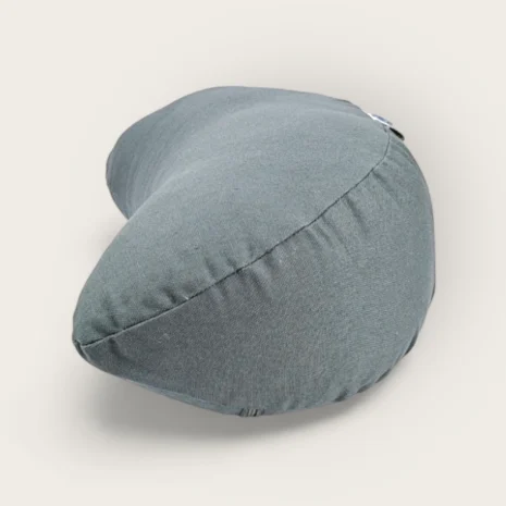 Modern Yogi Cotton Moon Cushion in Grey Color