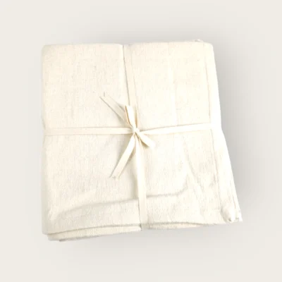 Modern Yogi Cotton Yoga Blanket - Ivory Color