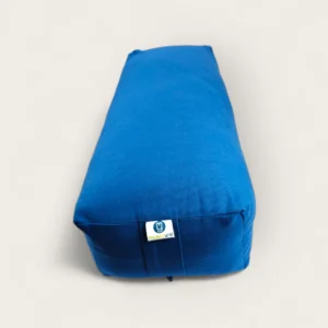 Cotton Yoga accessories | Cotton Yoga Bolsters | Rectangular Bolsters | Blue