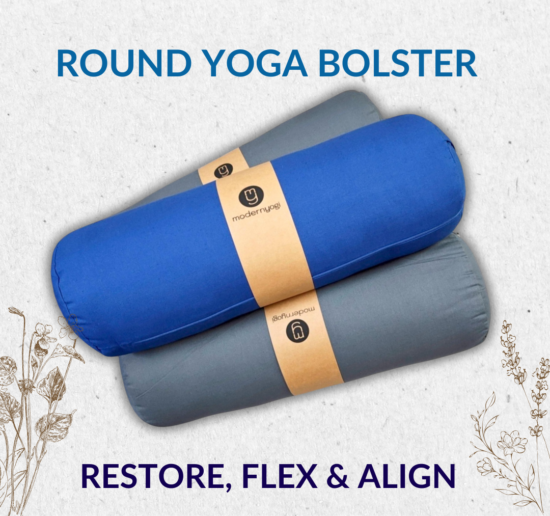 Travel Lite 3mm Cotton Yoga Mat - Lilac Indigo | Yoga Model Pose