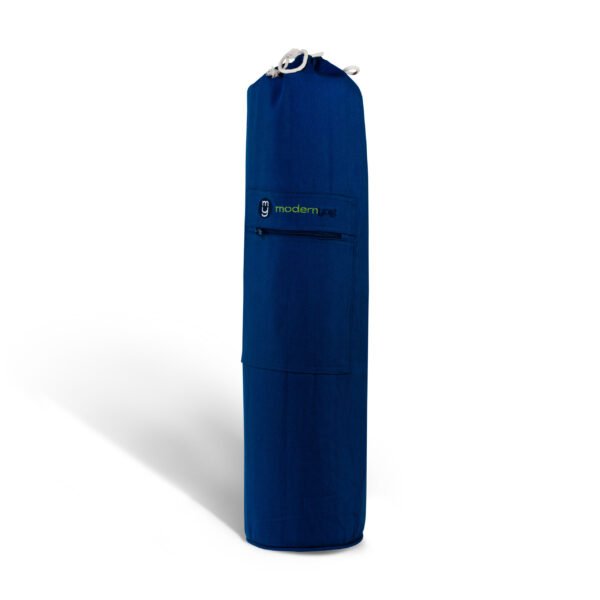 Premium Thick Cotton Yoga Mat bag | Drawstring Bag | Color Blue